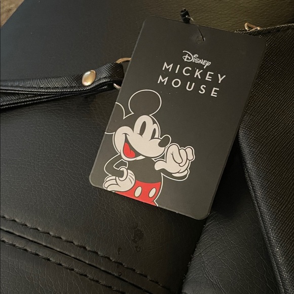 Disney Mickey Mouse Black and Red Wristlet - Picture 2 of 9
